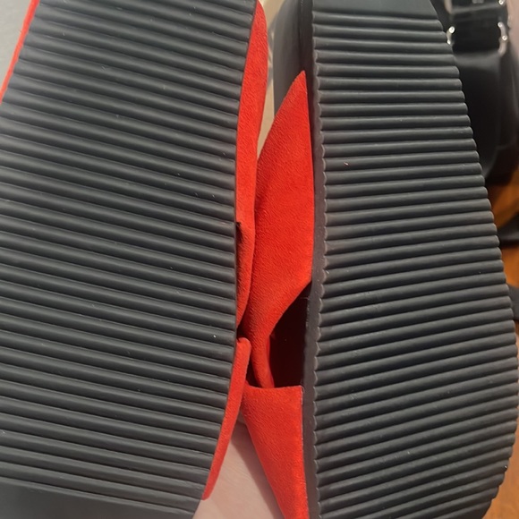 Caslon Red Women's Sandals - Picture 3 of 3